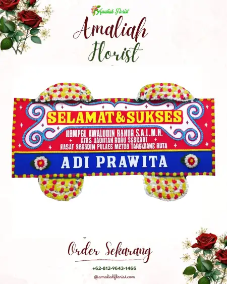 Papan Bunga Ucapan Selamat Lolayan
