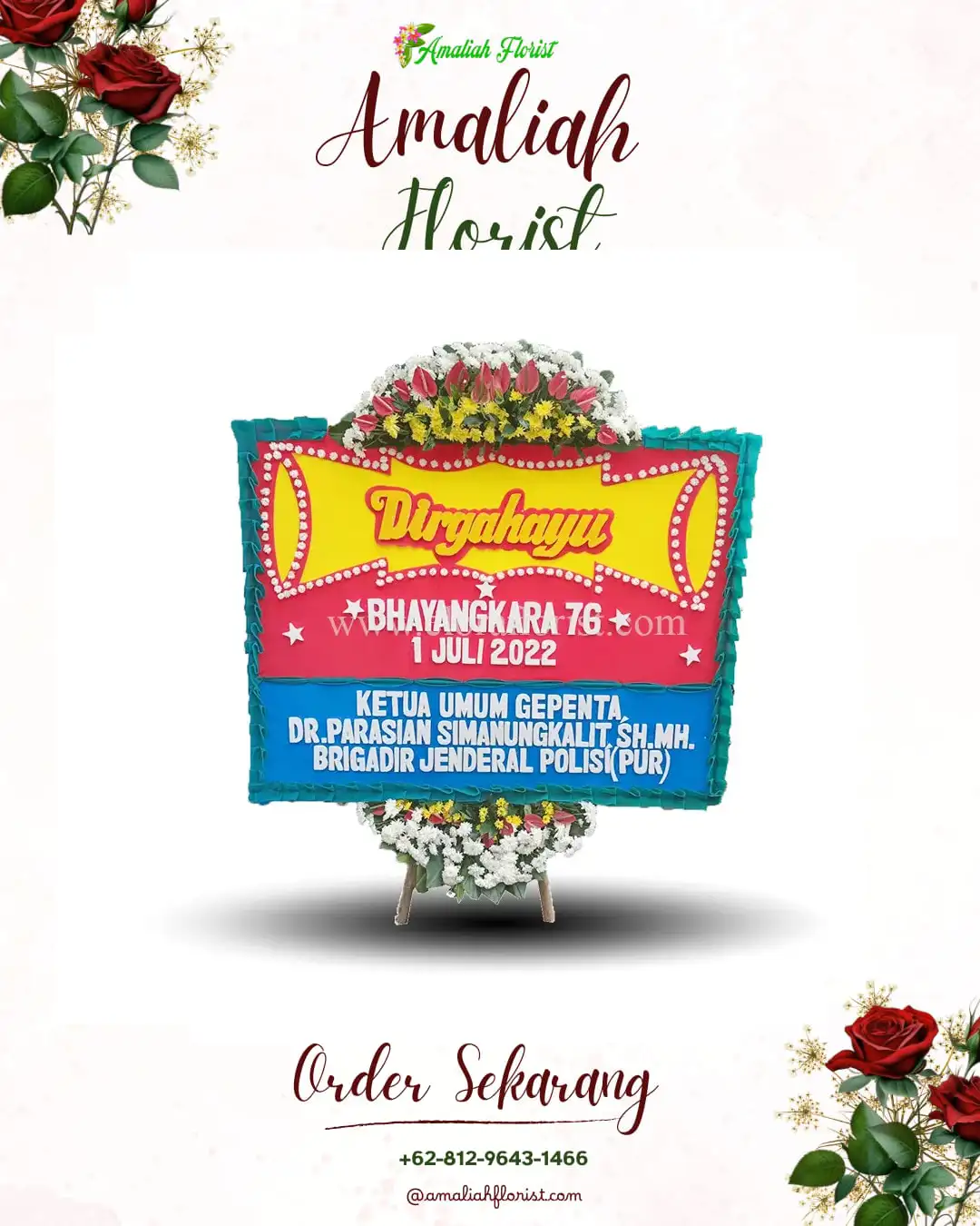 Papan Bunga HUT Ulang Tahun Lolayan